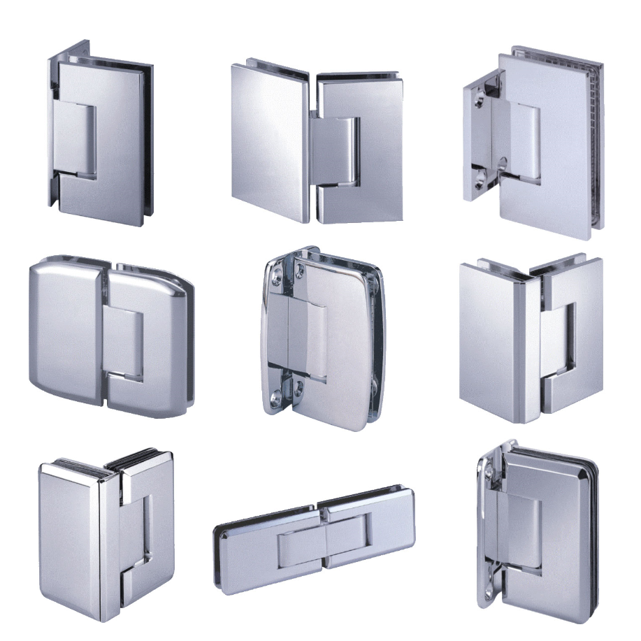 ציר דלת זכוכית למקלחת